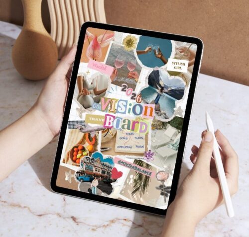 Manifiesta la vida de tus sueños- Ebook digital + Vision Board impreso